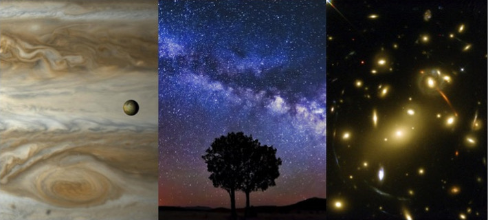 From Planets to the Cosmos graphic