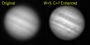 Jupiter, before & after