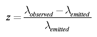 Cosmological Redshift Formula