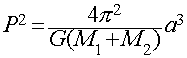 Generalized Kepler third law