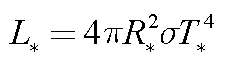 Luminosity-Radius-Temperature Relation