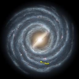 Milky Way Disk - Spitzer Illustration