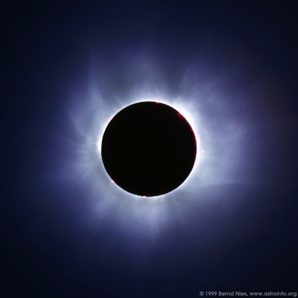 A total solar eclipse
