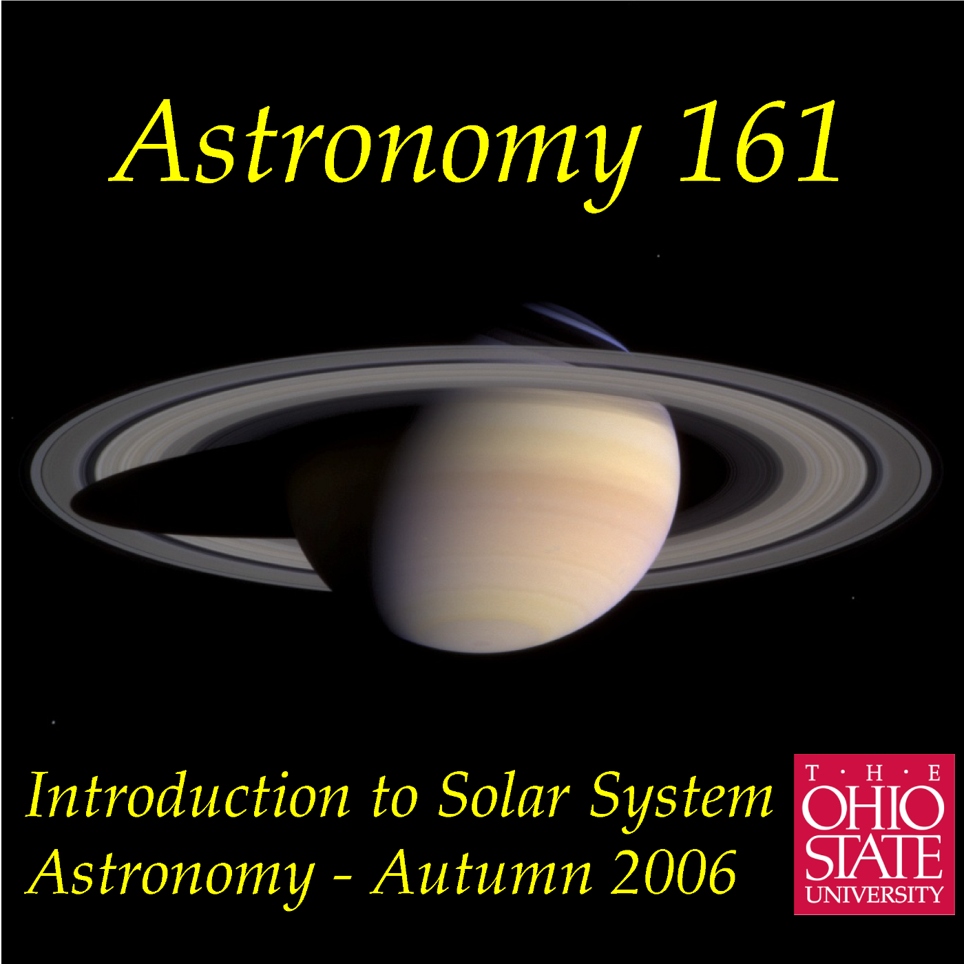Astronomy 161 - Introduction to Solar System Astronomy Image